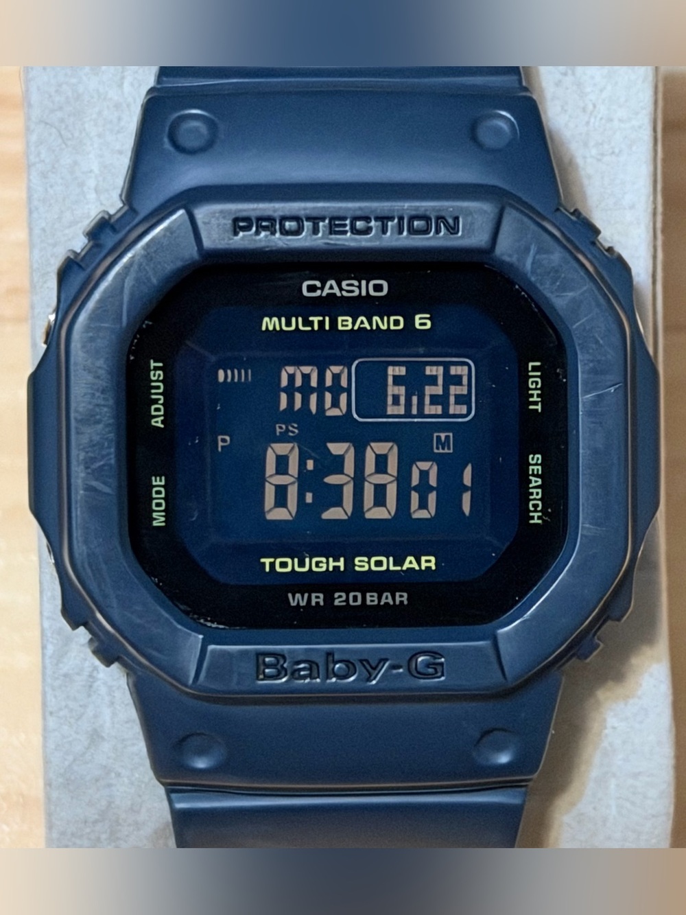 Casio G-Shock Baby-G BGD-5000U-2JF Solar Atomic Square Womens Digital Watch 5000